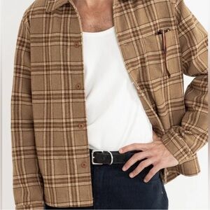 Men's Tan Plaid Jacket